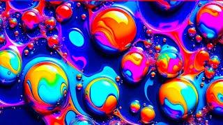 Bubbly Pleasure - Copyright Free Background Video TV Screensaver Vivid Colors, 4K (UHD)