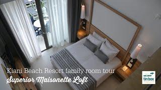 Superior Maisonette Loft room tour Kiani Beach Resort | AD Press Trip