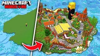 I Built The Ultimate Survival Island in Minecraft Hardcore!!