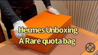 Mother’s Day unboxing part 2: Hermes unboxing a limited blue box quota bag, a Birkin or a Kelly?