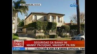 Security in Manny Pacquiao's home remains tight after burglary