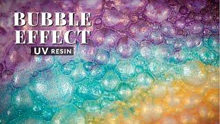 Bubble effect with UV resin | Trinket dish