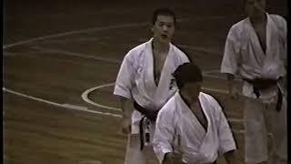 Masao Kagawa sensei very hard training with student Teikyo in Gifu.