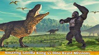 Gorilla Battle: Dinosaur World Survival 3D, By Freaking Games