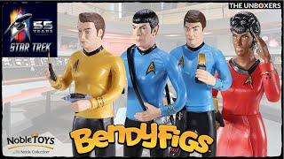 Star Trek the Original Series Bendy Figs by Noble Toys | 55th Anniversary Celebration