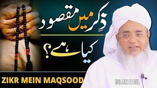 Zikr Mein Maqsood Kya Hai || जीक्र में मकसूद क्या है? || Maulana Salahuddin Saifi Naqshbandi D.B