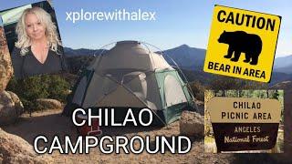 Chilao Campground (Little Pines/Manzanita) Located in the Angeles National Forest, CA.