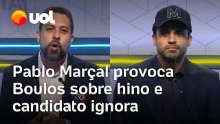 Debate Gazeta: Boulos não responde Pablo Marçal sobre liguagem neutra em hino e o chama de 'bandido'