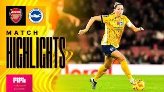 HIGHLIGHTS | Arsenal v Brighton | Women's Super League