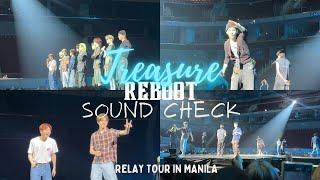 2024 TREASURE Relay Tour REBOOT in Manila SOUNDCHECK | May 4, 2024  #philippines #treasure