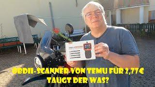 OBDII Scanner von Temu für 2,77€