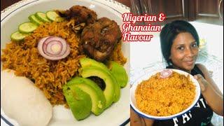 GUYANESE GIRL COOKING JOLLOF RICE AND TURKEY | NIGERIAN AND GHANAIAN FLAVOURS