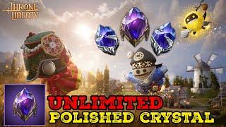 How to get Unlimited Polished Crystals - Throne And Liberty [Beginners Guide]