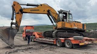 Relocating On Site 5 Liebherr 974 & Caterpillar 385C Excavators - Sotiriadis/Labrianidis Mining 4K