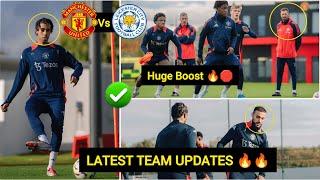 NoWYORO,MAINO,Mazraoui|| MAN UNITED TRAINING NEWS&TEAM NEWS AHEAD OF LEICESTER MATCH #manunitednews