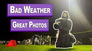 Settings, Gear, and Tips for Low Light Sports Photography and Bad Weather