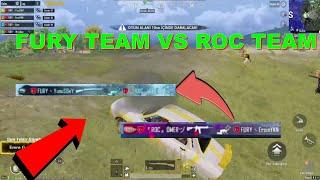 FURY TEAM VS ROC TEAM!! PUBG MOBILE YAYINCI KARŞILAŞMALARI!!