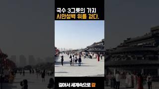 시안성벽은 전체 길이가 약 13.7km이다.#배낭여행 #중국여행 #시안 #西安