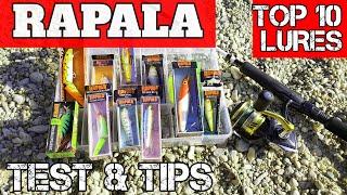 TOP 10 RAPALA LURES TEST AND TIPS