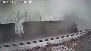 First Snow Trains of The Year! Fast Amtrak Train! Trains With SD40 GP40 GP38 GP30's and Much More!