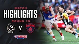 Collingwood v Melbourne Highlights | Round 13, 2024 | AFL