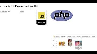 JavaScript PHP upload multiple files