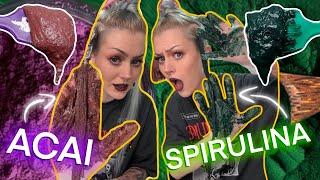 Can ACAI & SPIRULINA powder dye my hair?! 