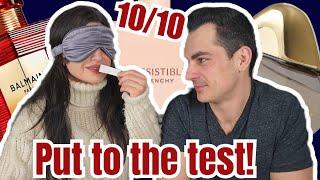 I tried 15 new perfumes BLINDFOLDED!