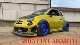 2013 FIAT 500 ABARTH WALK AROUND. VISITING CARS AND COFFEE MIRA MESA