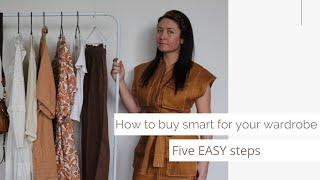 How to buy better for your wardrobe (5 Easy Steps) - shopping advice from a personal stylist