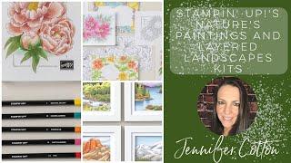 Easy Framed Art Projects for All Crafters: Nature’s Paintings & Layered Landscapes Kits!