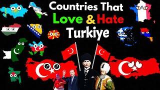 countries that Love/Hate Turkey