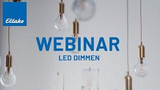 Webinar I LED Dimmen I German