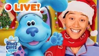 LIVE: Blue's Holiday Adventures & Skidoos!  w/ Josh, Magenta & Rainbow Puppy | Blue's Clues & You!