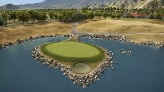 17th Hole, PGA WEST Pete Dye Stadium Course - aka "Alcatraz"