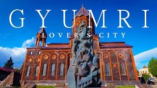 GYUMRI, Lover's City, Armenia, Walking Tour Part 01, October 25, 2023, 4K 60fps