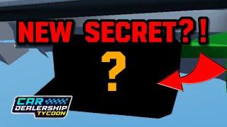 NEW SECRET PLACE UNDER THE MAP IN Car Dealership tycoon?! | Mird CDT