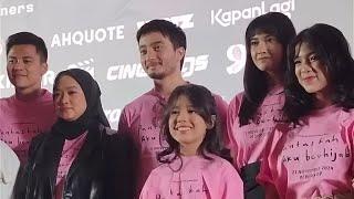 Konferensi Pers Pantaskah Aku Berhijab brg Bryan Domani, Nadya Arina, Nadzira Shafa, Dhini Aminarti