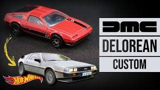 HOT WHEELS DMC DeLorean custom