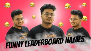 Funniest Leaderboard Names Ft. Abhishek Sir  I Vedantu Funny Moments