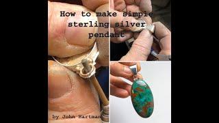 How to make simple sterling silver pendant