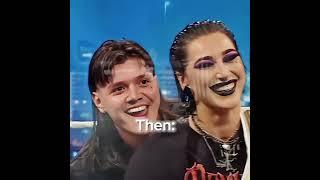 Rhea Ripley & Dominik Mysterio & Morgan Then vs now  #wwe #edit 
