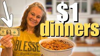 EASY $1 Dinners for COLLEGE STUDENTS!  GOOD FOOD for CHEAP #homemadesimple #frugalmeals #easyrecipe