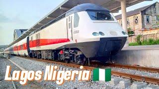 Lagos Nigeria  Red Line Train Is Here - West Africa Best Transport System