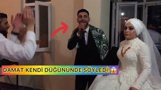 Damat Bey Düğününde Hem Söyledi Hem Oynadı - ZİRVE MÜZİK KAĞIZMAN #kürtçehalay