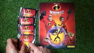 Incredibles 2 sticker collection by Panini (2018) Opening and Review