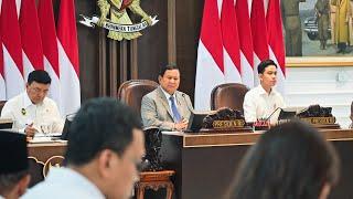 Pengantar Presiden Prabowo pada Sidang Kabinet Paripurna, Kantor Presiden, 6 November 2024