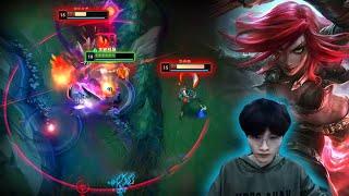 BeiFeng : His Katarina Mechanic ways too FAST - Engsub