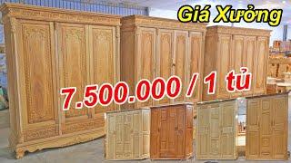 Báo Giá | Tủ Áo gỗ Gõ Đỏ, gỗ Sồi Nga CỰC ĐẸP và CHẤT LƯỢNG ( GIÁ TẠI XƯỞNG )