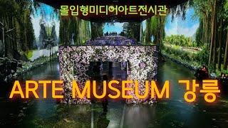 #ARTE MUSEUM 강릉,#몰입형미디어아트전시관, #빛과 #소리가 만든 영원한 자연